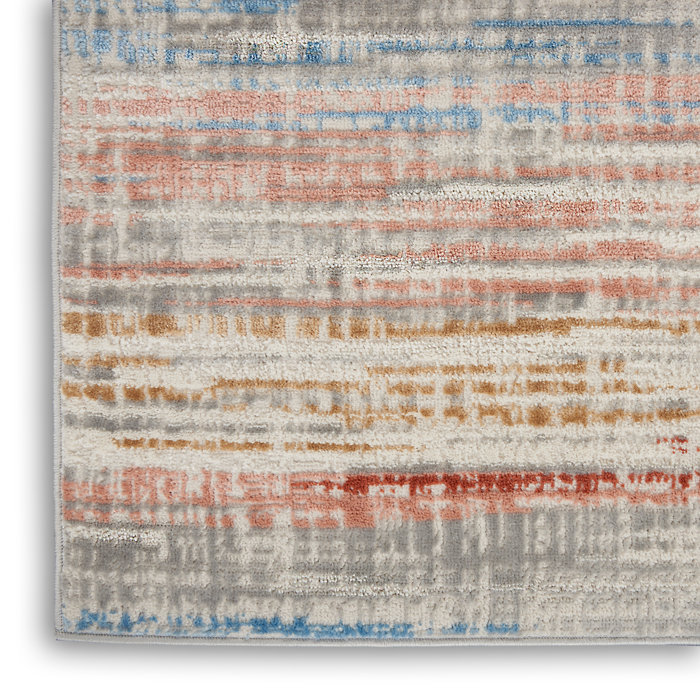 Zipcode Design™ Fabiola Blue/Gray/Red Rug & Reviews Wayfair